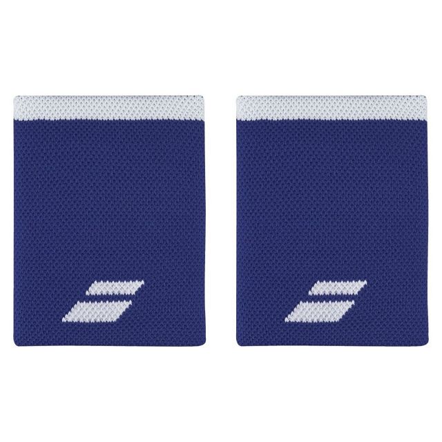 Babolat Logo Jumbo Wristband 2x Sodalite Blue / White